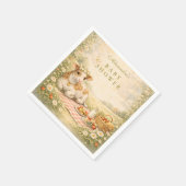 Rustic Highland Cow Baby Shower Servet (Hoek)