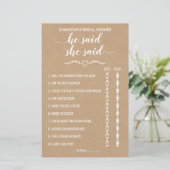 Rustic Hij zei dat ze tweetalige douche-wedstrijd  (Staand voorkant)