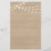 Rustic Hij zei dat ze vrijgezellenfeest spel zei Flyer (Achterkant)