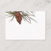 Rustic Holiday Bedrijfs Gepersonaliseerd Visitekaartje (Achterkant)