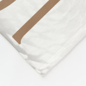 Rustic Holiday Love and Joy Pine Cone Fleece Deken (Hoek)