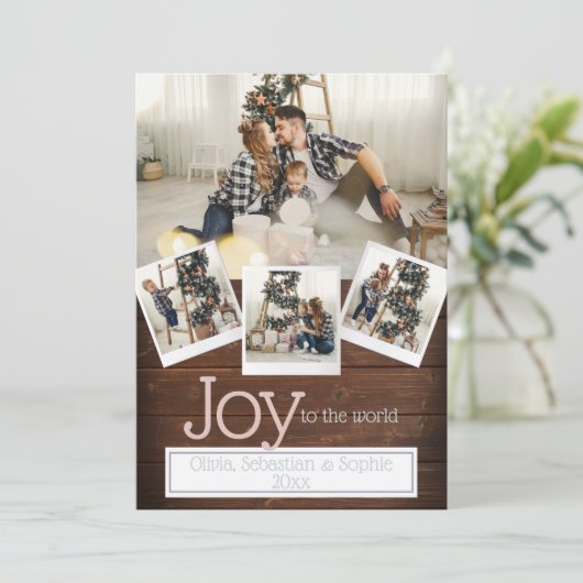 Rustic Holiday Modern 4 Foto Lijst (Staand voorkant)