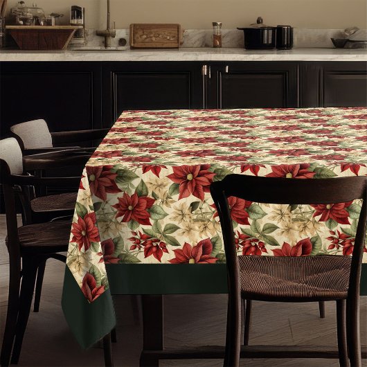 Rustic Holiday Tablecloth Watercolor Floral Charm Tafelkleed