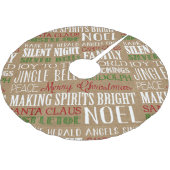 Rustic Holiday Tree Skirt Kerstboom Rok (Gekanteld)