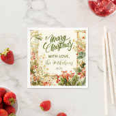 Rustic Holly Berry Christmas Servet (Insitu)
