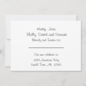 Rustic Home New Address Announcement Kaart (Achterkant)