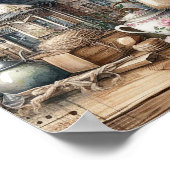 Rustic Home Sweet Home 4 Poster (Hoek)