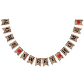 Rustic Home Sweet Home Heart House Warming Vlaggetjes (Alle)