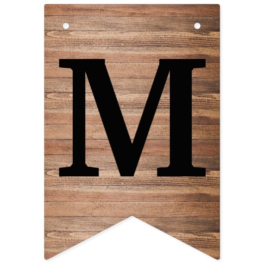 Rustic Home Sweet Home Heart House Warming Vlaggetjes (Derde vlag)