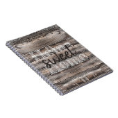 Rustic HOME SWEET HOME | Notitieboek (Rechterzijde)