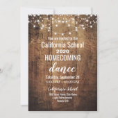 Rustic Homecoming Dance Kaart (Voorkant)