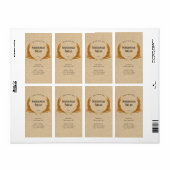 Rustic Homemade Bread Wheat Wreatfood Etiket (Full Sheet)