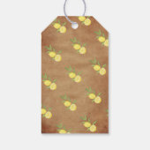 Rustic Homemade Limoncello Lemon Liqueur Cadeaulabel (Achterkant)