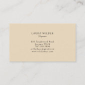 Rustic Honey Bee Beekeeper Apiary Visitekaartje (Achterkant)