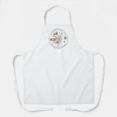 Rustic Honey Bee Florals Apiary Beekeeper Schort (Voorkant)