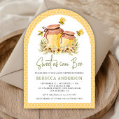 Rustic Honey Jar Sweet als Bee Arch Baby shower Kaart