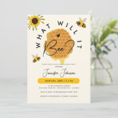 Rustic Honey - Wat wordt het Gender Reveal Party? Kaart (Staand voorkant)