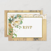 Rustic Honeyed Pine RSVP (Voorkant / Achterkant)