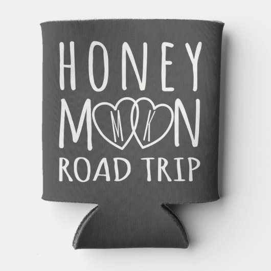 Rustic Honeymoon Road Trip Heart Koelbox Blikjeskoeler (Voorkant)