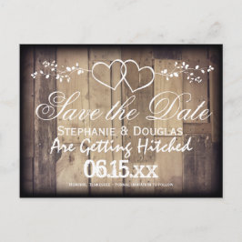 Rustic Hood Dubbelharten sparen de Briefkaarten va