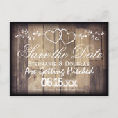 Rustic Hood Dubbelharten sparen de Briefkaarten va (Voorkant)