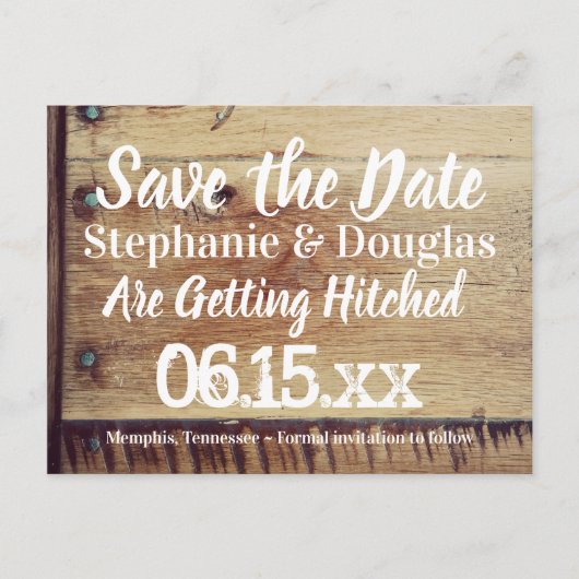 Rustic Hood U en mij sparen de Briefkaarten van de (Voorkant)