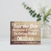 Rustic Hood U en mij sparen de Briefkaarten van de (Staand voorkant)