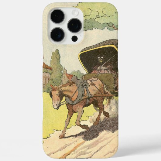 Rustic Horse and Buggy Illustrated Case-Mate iPhone Case (Achterkant)
