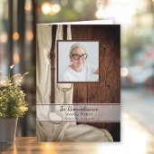 Rustic Horse Bit Satijn Westerne begrafenisdienst Programma