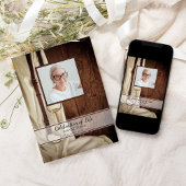 Rustic Horse Bit Satijn Westerne viering van het l Kaart