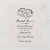 Rustic Horse Country Western Elegant Vrijgezellenf Uitnodiging Briefkaart (Voorkant)