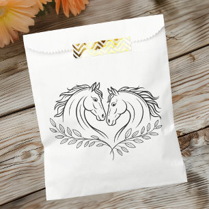 Rustic Horse Love Country Westerne bruiloft Bedankzakje