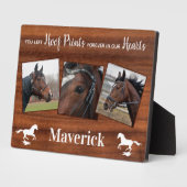 Rustic Horse Memorial Fotoplaat (Zijkant)