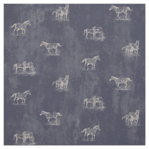 Rustic Horse Stof