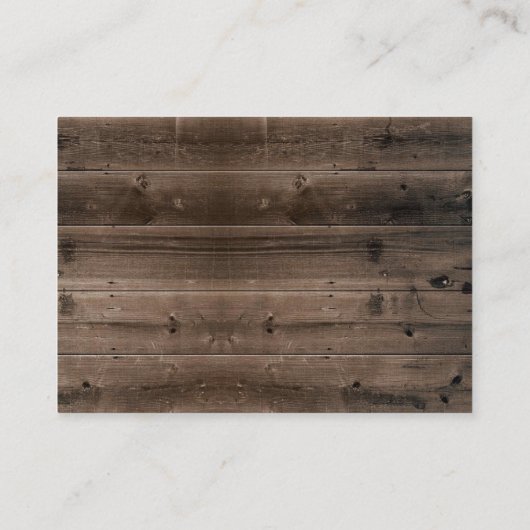 Rustic Hotel Accommodations  Lantern Wooden Informatiekaartje (Achterkant)