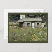 Rustic House in Wildbloemen Briefkaart (Voorkant / Achterkant)
