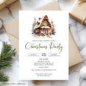 Rustic House Minimalist Scandinavian Style Xmas Kaart