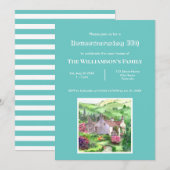 Rustic Housewarming Rydal Mount House Painting Kaart (Voorkant / Achterkant)