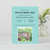 Rustic Housewarming Rydal Mount House Painting Kaart (Staand voorkant)