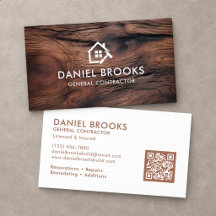 Rustic Hout Algemene Aannemer QR Code