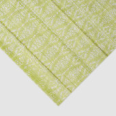 Rustic hout groene damast shabby cottage chic tissuepapier (Detail)