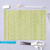 Rustic hout groene damast shabby cottage chic tissuepapier (Craft)