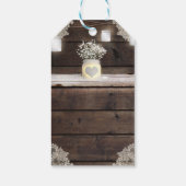 Rustic Hout, Kant & Metselwerk Potten Schuur Elega Cadeaulabel (Achterkant)