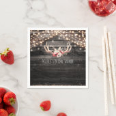 Rustic Hout & Lichten Bloemstukken Geweien Boho Ch Servet (Insitu)
