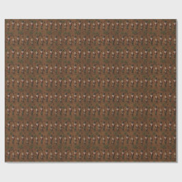 Rustic hout & Notenkraker Kerstcadeaupapier Cadeaupapier
