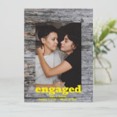 Rustic Hout Save the Dates - Trouwfoto Date (Staand voorkant)