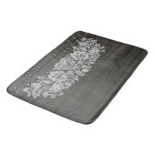 Rustic Hout & Witte Kant Lacy Boerderij Badmat (Gekanteld)
