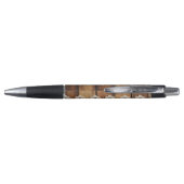 Rustic Houten Bruiloft Pen met Kant (Achterkant)