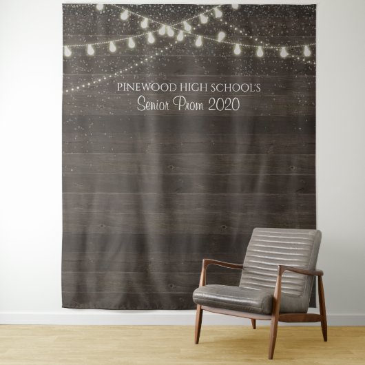 Rustic houten dans prom achtergrond  wandkleed (In situ)