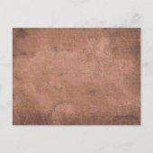 Rustic Houten Save the Date-agenda Rode Hart Briefkaart (Achterkant)